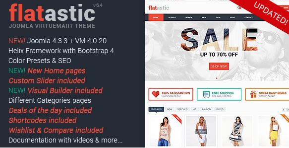 Flatastic Responsive Multipurpose VirtueMart Theme 1 Flatastic Responsive Multipurpose VirtueMart Theme