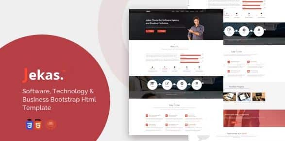 Software, Technology & Business Bootstrap Html Template - Jekas 1 Software, Technology & Business Bootstrap Html Template - Jekas