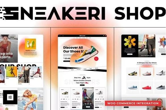 Sneakeri - Sports Shoes Store Elementor Pro Template Kit 1 Sneakeri - Sports Shoes Store Elementor Pro Template Kit