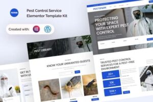 Pestspark - Pest Control Service Elementor Template Kit
