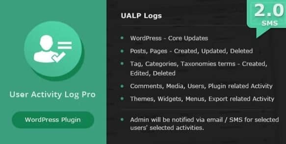 User Activity Log PRO for WordPress 1 User Activity Log PRO for WordPress
