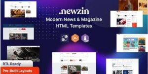 Newzin - Magazine & Newspaper HTML Template