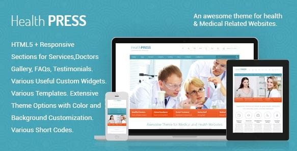 HealthPress - Medical WordPress Theme 1 HealthPress - Medical WordPress Theme