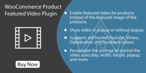 WooCommerce Product Featured Video Plugin