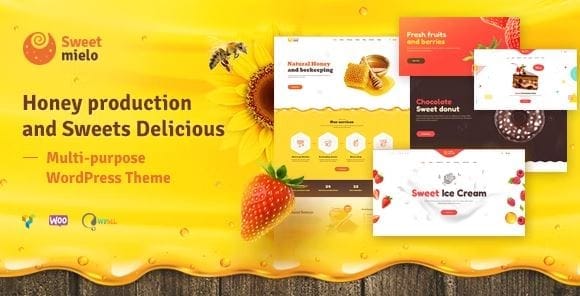 SweetMielo - Honey Production and Sweets Delicious WordPress Theme 1 SweetMielo - Honey Production and Sweets Delicious WordPress Theme