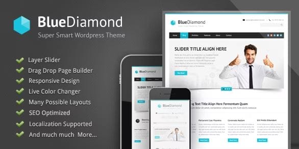 Blue Diamond - Responsive Corporate WP Theme 1 Blue Diamond - Responsive Corporate WP Theme