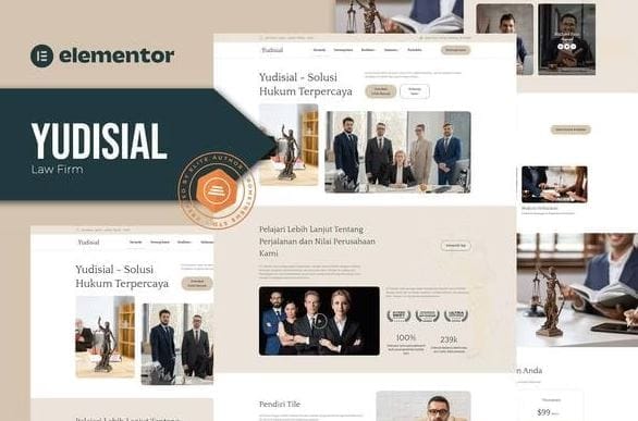 Yudisial - Law Firm Elementor Template Kit 1 Yudisial - Law Firm Elementor Template Kit