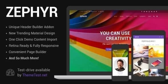 Zephyr | Material Design Theme 1 Zephyr | Material Design Theme