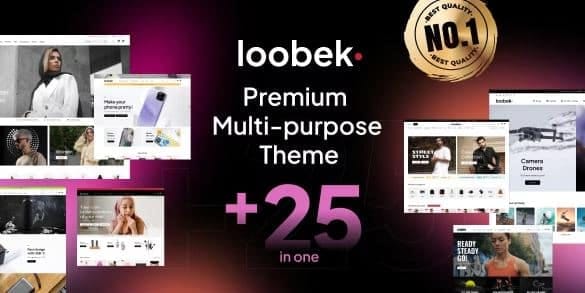 Loobek - Elementor Multipurpose WooCommerce Theme 1 Loobek - Elementor Multipurpose WooCommerce Theme