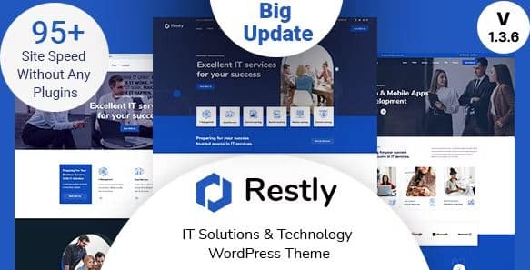 Restly - IT Solutions & Technology WordPress Theme 1 Restly - IT Solutions & Technology WordPress Theme