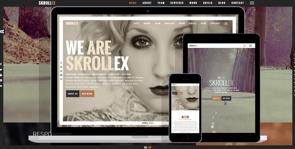 Skrollex - Creative One Page Parallax - WordPress Theme 1 Skrollex - Creative One Page Parallax - WordPress Theme