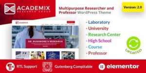 Academix - Multipurpose WordPress Theme