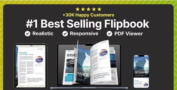 Real 3D FlipBook PDF Viewer WordPress Plugin 1 Real 3D FlipBook PDF Viewer WordPress Plugin
