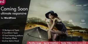 Coming Soon CountDown Responsive Wordpress Plugin