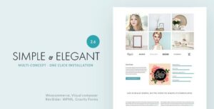Simple & Elegant - Multi-Purpose WordPress Theme