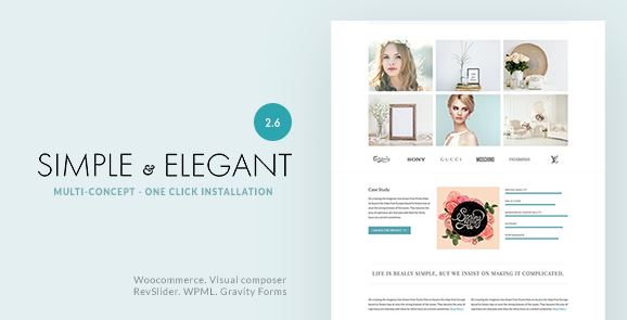 Simple & Elegant - Multi-Purpose WordPress Theme 1 Simple & Elegant - Multi-Purpose WordPress Theme