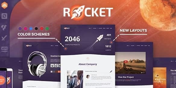 Rocket - Creative Multipurpose WordPress Theme 1 Rocket - Creative Multipurpose WordPress Theme
