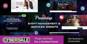 Presentup - Event Planner & Celebrations Management WordPress Theme