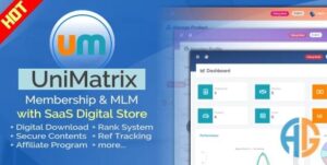UniMatrix - Membership and MLM Script with SaaS Digital Store