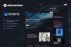 Ravenz - Creative Digital Agency Elementor Template Kit