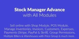 Stock Manager Advance with All Modules