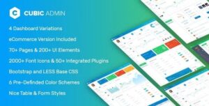 Cubic - Laravel Admin Framework with CRUD builder, Log Viewer