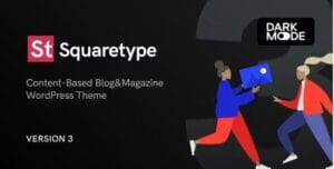 Squaretype - Modern Blog WordPress Theme