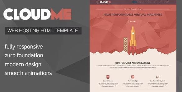 Cloud Me - Web Hosting, Responsive HTML Template 1 Cloud Me - Web Hosting, Responsive HTML Template