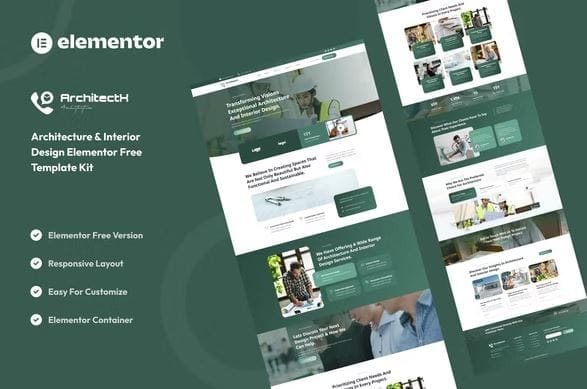 Architectx - Architecture & Interior Design Services Elementor Template Kit 1 Architectx - Architecture & Interior Design Services Elementor Template Kit