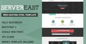 ServerEast - Web Hosting HTML Template