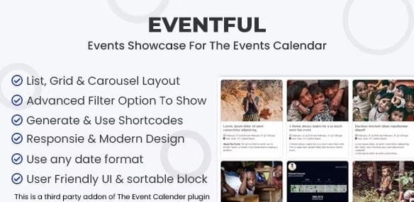 Events Showcase For The Events Calendar 1 Events Showcase For The Events Calendar