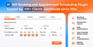 Bookly PRO – Appointment Booking and Scheduling Software System