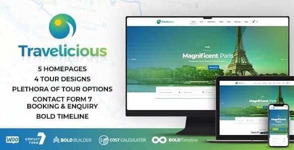 Travelicious - Tour Operator WordPress Theme 1 Travelicious - Tour Operator WordPress Theme