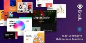 Brook - React Portfolio Template