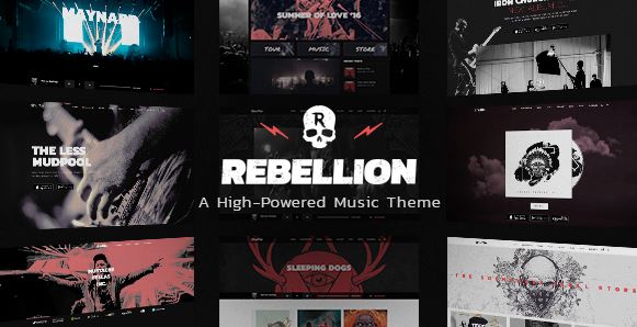 Rebellion - WordPress Theme for Music Bands & Record Labels 1 Rebellion - WordPress Theme for Music Bands & Record Labels