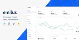 Emilus - React Admin Template