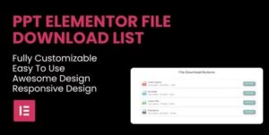 File Download List Elementor Widget