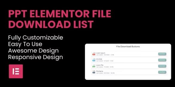 File Download List Elementor Widget 1 File Download List Elementor Widget