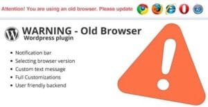 Warning Old Browser - Wordpress plugin