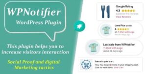 WPNotifier - Notification WordPress Marketing Plugin For Visitors Attention and Social Proof
