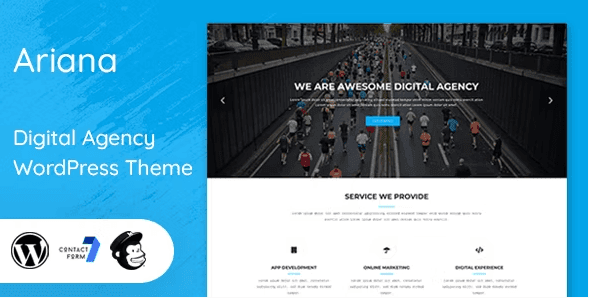 Ariana - Digital Agency WordPress Theme 1 Ariana - Digital Agency WordPress Theme
