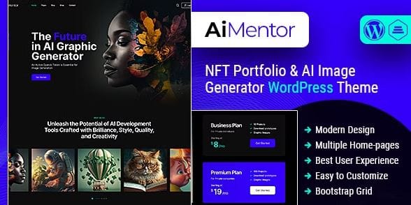 AI Mentor | AI Image Generator WordPress Theme 1 AI Mentor | AI Image Generator WordPress Theme