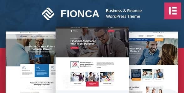 Fionca - Business & Finance WordPress Theme 1 Fionca - Business & Finance WordPress Theme