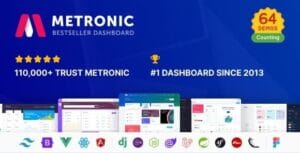 Metronic | Bootstrap HTML, VueJS, React, Angular, Asp.Net, Django & Laravel Admin Dashboard Template