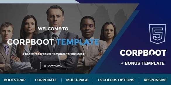 Corpboot - Corporate Website Template 1 Corpboot - Corporate Website Template