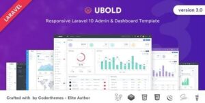 Ubold - Laravel 10 Admin & Dashboard Template