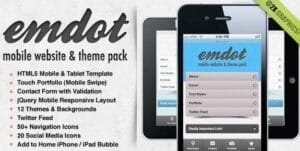 Emdot - Mobile Website & Template Pack