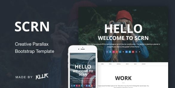 SCRN - One Page Responsive Parallax Template 1 SCRN - One Page Responsive Parallax Template
