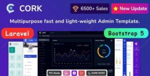 Cork - Bootstrap 5 Admin & Laravel Dashboard Template