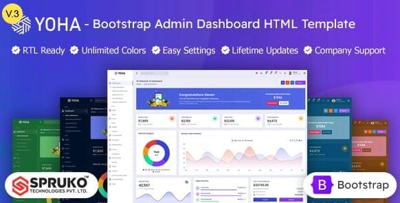 Yoha - Bootstrap HTML Dashboard Template 1 Yoha - Bootstrap HTML Dashboard Template